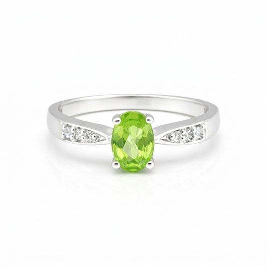 Amethyst Oval Solitaire Gemstone Ring 2.45 Ct. 925 Sterling Silver Women Gift He