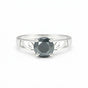Moissanite Round Cut 4.82 Ct. Gemstone Ring 925 Sterling Silver Women Gift