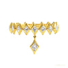 IGI Certified 0.15 Ct. Natural Diamond Earrings in 18K Gold For women – white background main image