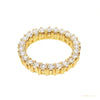 IGI Certified 0.48 Ct. Diamond Stud Earrings in 18K Yellow Gold for Women – white background main image