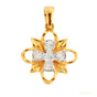 IGI Certified 0.72 Ct Pendant And Earring Set with Natural Diamonds in 18KT Gold