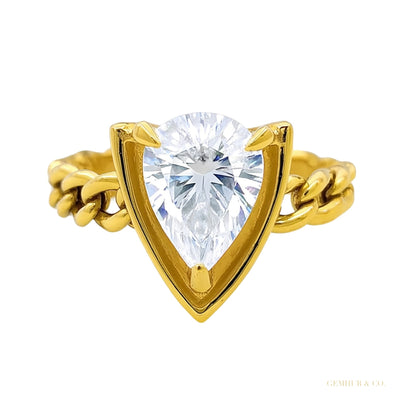 Natural Diamond 0.19 Ct. Stud Earrings in 18K Yellow Gold IGI Certified