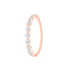 Diamond Accented Platinum and Rose Gold Ring - Image 3 - GEMHUB & CO.