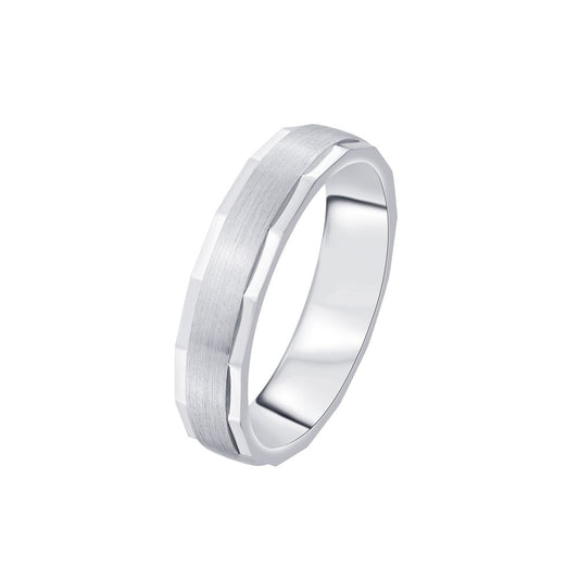 Classic Platinum Finger Ring For Men - 950Pt Platinum - GEMHUB & CO.