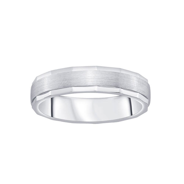 Classic Platinum Finger Ring For Men - Image 2 - GEMHUB & CO.