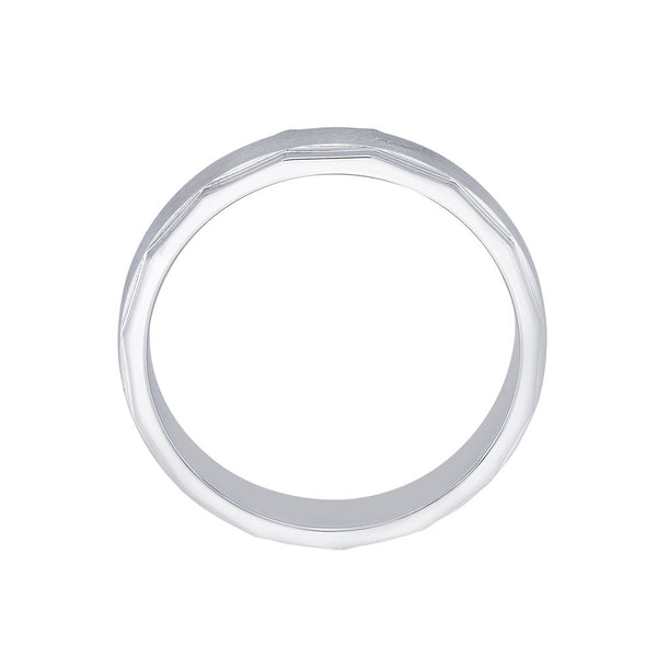 Classic Platinum Finger Ring For Men - Image 3 - GEMHUB & CO.