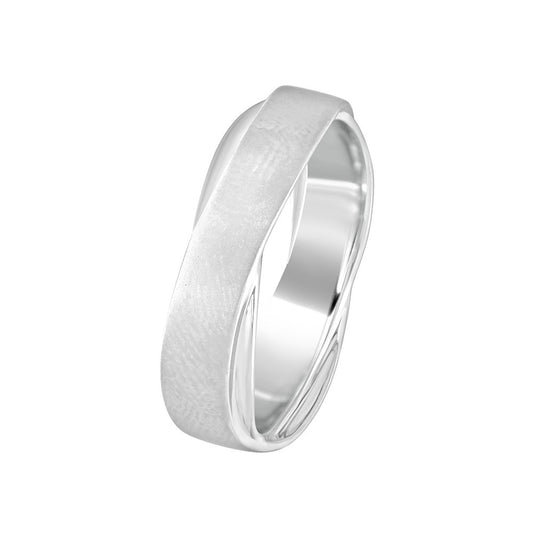 Classic Platinum Ring For Men - 950Pt Platinum - GEMHUB & CO.
