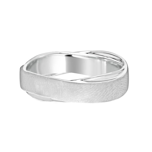 Classic Platinum Ring For Men - Image 2 - GEMHUB & CO.