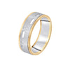 Textured Platinum Men's Ring - 950Pt Platinum - GEMHUB & CO.