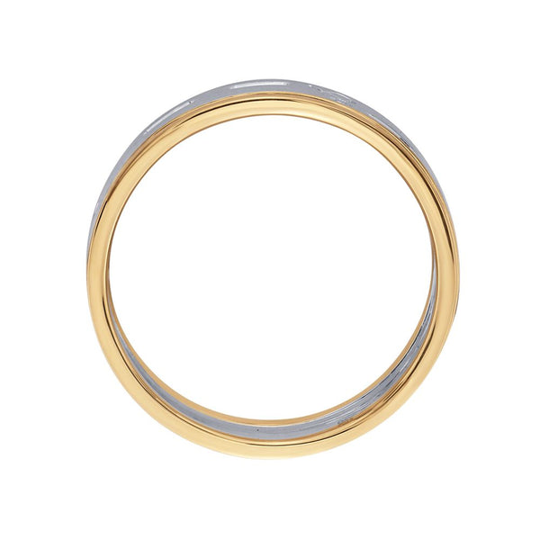 Textured Platinum Men's Ring - Image 3 - GEMHUB & CO.