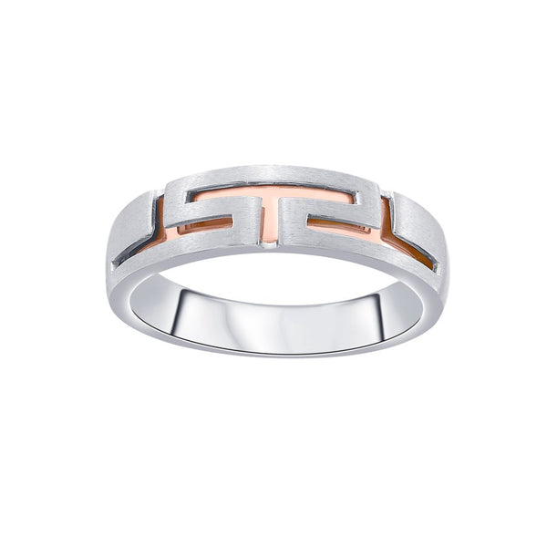 Unique Men's Finger Ring in Platinum - Image 2 - GEMHUB & CO.