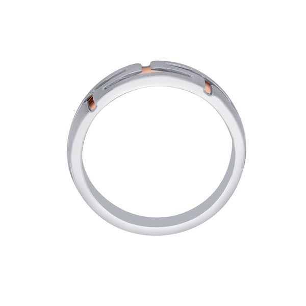 Unique Men's Finger Ring in Platinum - Image 3 - GEMHUB & CO.