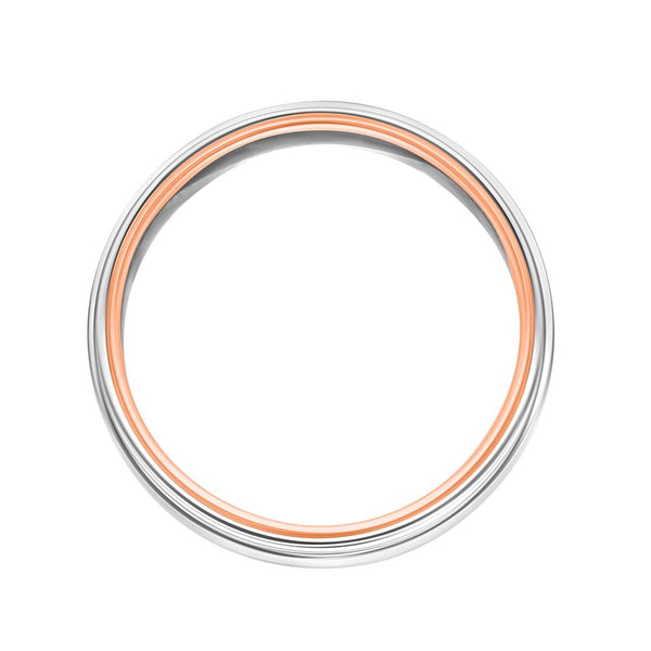 Abstract Platinum Ring For Men - Image 3 - GEMHUB & CO.