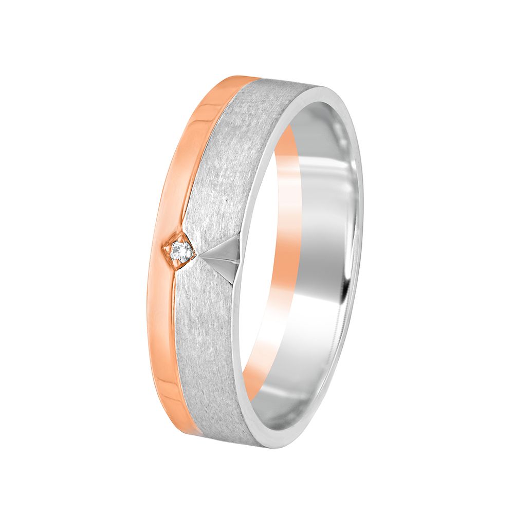 Sleek Diamond Finger Ring For Men - 950Pt Platinum - GEMHUB & CO.