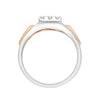 Stylish Dual Toned Men's Diamond Ring - Image 3 - GEMHUB & CO.