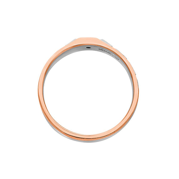 Urbane Platinum Ring for Men - Image 3 - GEMHUB & CO.