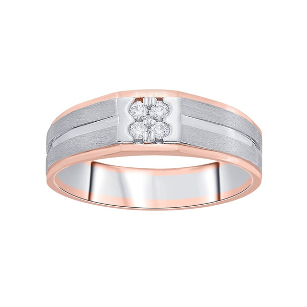 Men's Contemporary Diamond Finger Ring - Image 2 - GEMHUB & CO.
