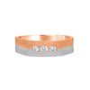 Three Diamond Dual Toned Platinum Men's Ring - Image 2 - GEMHUB & CO.