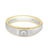 Modern Ring for Men in Platinum - Image 2 - GEMHUB & CO.