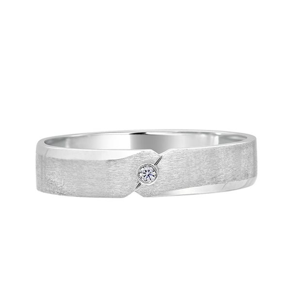 Elegant Platinum Men's Finger Ring - Image 2 - GEMHUB & CO.