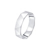 Textured Men's Platinum Ring - 950Pt Platinum - GEMHUB & CO.