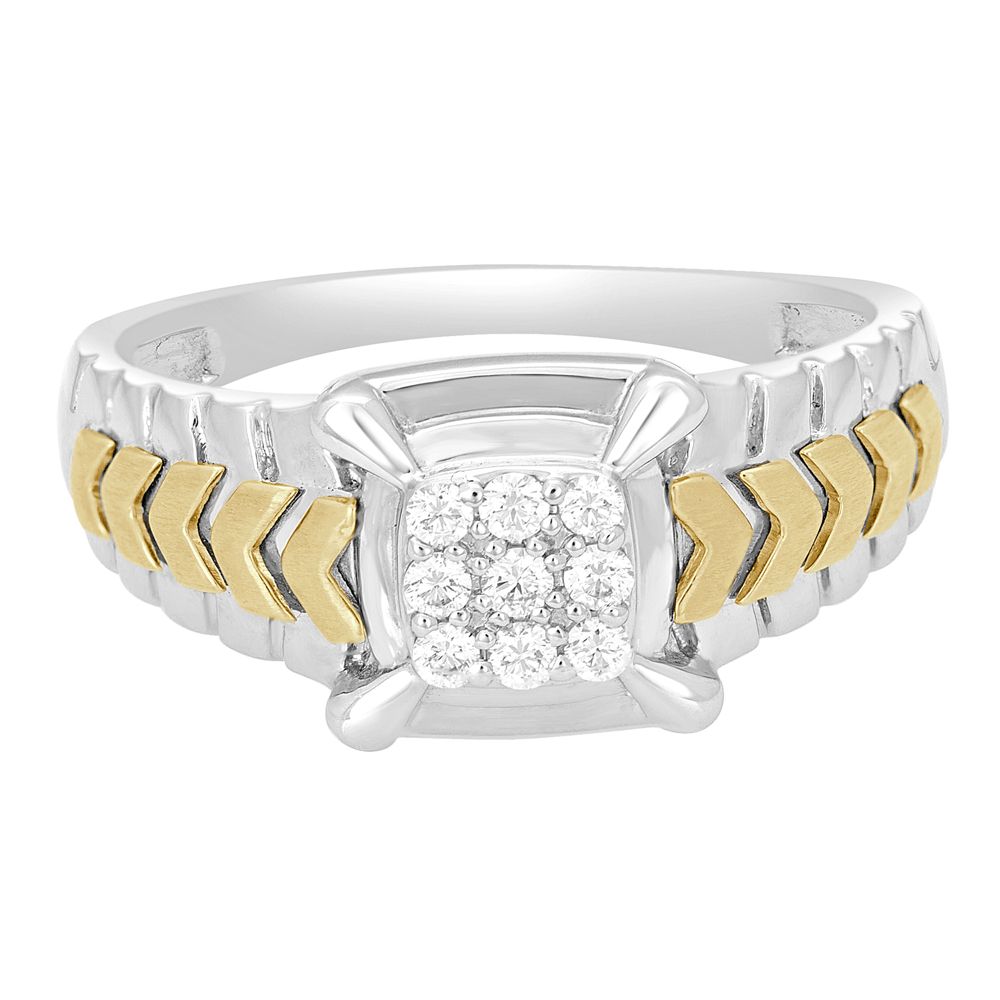 Dazzling Men's Platinum and Diamond Ring - Image 2 - GEMHUB & CO.