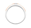 Textured Platinum Men's Ring - Image 3 - GEMHUB & CO.