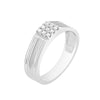 Square Diamond Ring for Men in Platinum - 950Pt Platinum - GEMHUB & CO.
