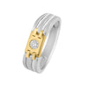 Modern Platinum Band for Men - 950Pt Platinum - GEMHUB & CO.