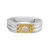 Modern Platinum Band for Men - Image 2 - GEMHUB & CO.