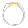 Well Crafted Men's Square Ring - Image 3 - GEMHUB & CO.