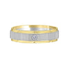 Stunning Platinum Rose Gold Mens Ring - Image 2 - GEMHUB & CO.