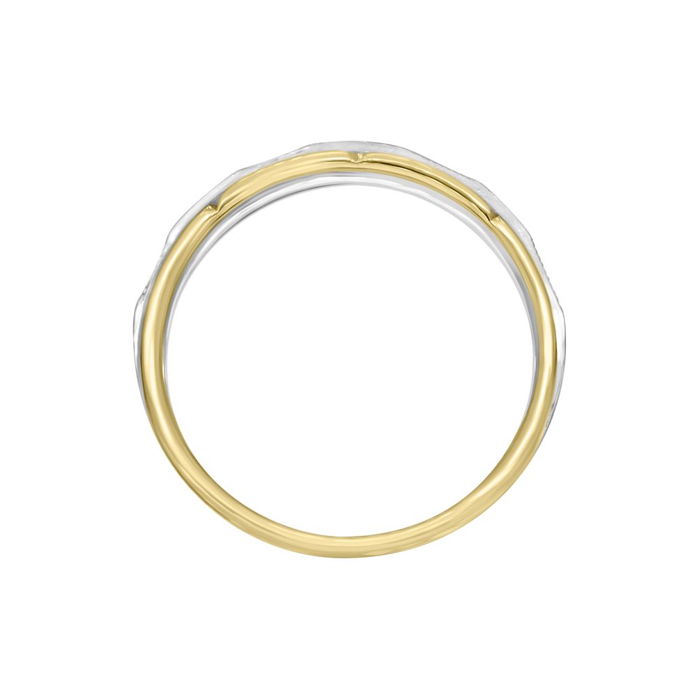 Stunning Platinum Rose Gold Mens Ring - Image 3 - GEMHUB & CO.