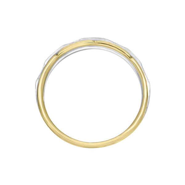 Stunning Platinum Rose Gold Mens Ring - Image 3 - GEMHUB & CO.