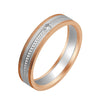 Textured Platinum Finger Ring For Men - 950Pt Platinum - GEMHUB & CO.
