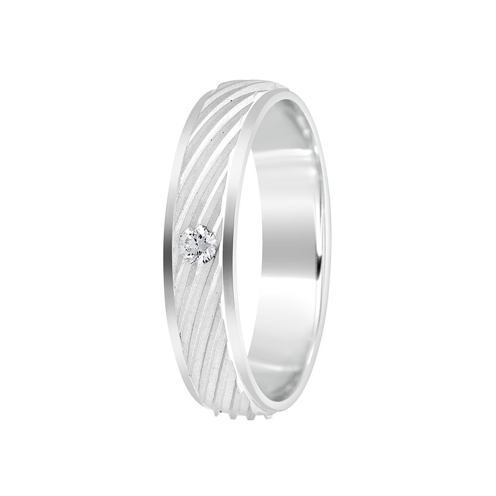 Radiant Platinum Ring for Men - 950Pt Platinum - GEMHUB & CO.