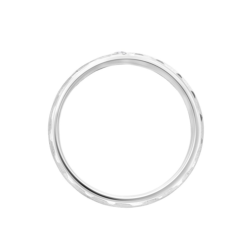 Radiant Platinum Ring for Men - Image 3 - GEMHUB & CO.