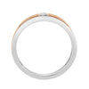 Dual toned Platinum Men's Ring - Image 3 - GEMHUB & CO.