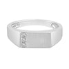 Bejewelled Platinum Men's Finger Ring - Image 2 - GEMHUB & CO.