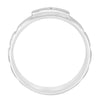 Aesthetic Men's Platinum Diamond Ring - Image 3 - GEMHUB & CO.