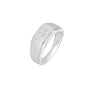 Modern Diamond Studded Men's Finger Ring