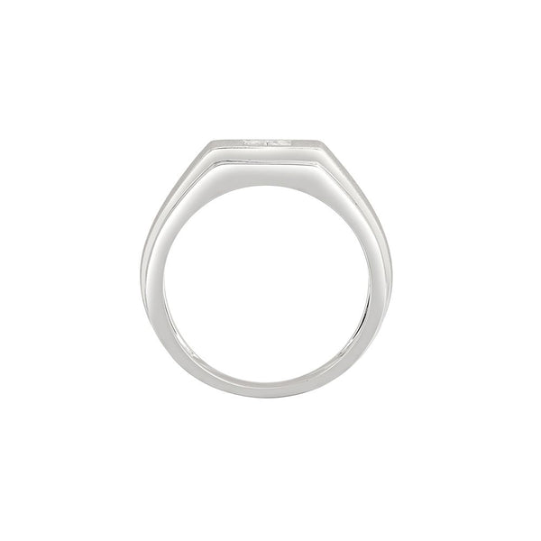 Modern Diamond Studded Men's Finger Ring - Image 3 - GEMHUB & CO.