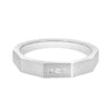 Men's Textured Platinum Ring - Image 2 - GEMHUB & CO.