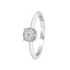 Glossy Diamond and Platinum Crown Star Ring - 950Pt Platinum - GEMHUB & CO.