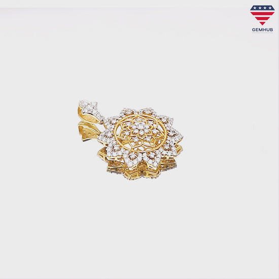 1.01ct Natural Diamond Pendant Necklace