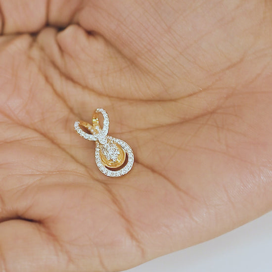0.40 Ct IGI Certified Natural Diamond Pendant in 18K Gold Engagement Jewelry