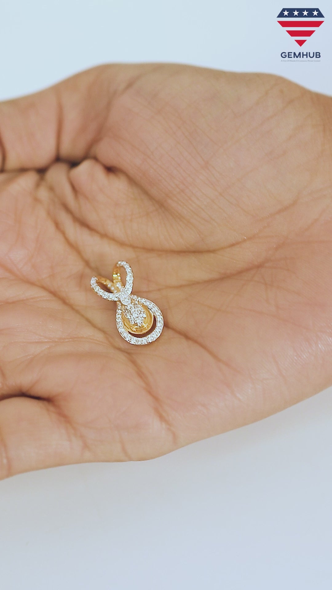 0.40 Ct IGI Certified Natural Diamond Pendant in 18K Gold Engagement Jewelry