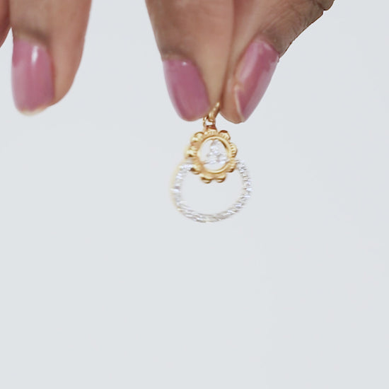0.38 Ct IGI Certified Natural Diamond Pendant in 18K Gold Jewelry for Women
