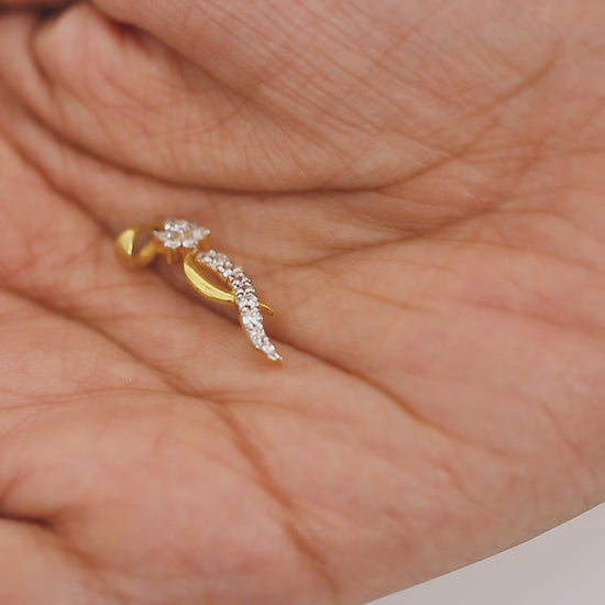 Elegant 18K Gold Pendant with 0.29 Ct IGI Certified Natural Diamond Jewelry