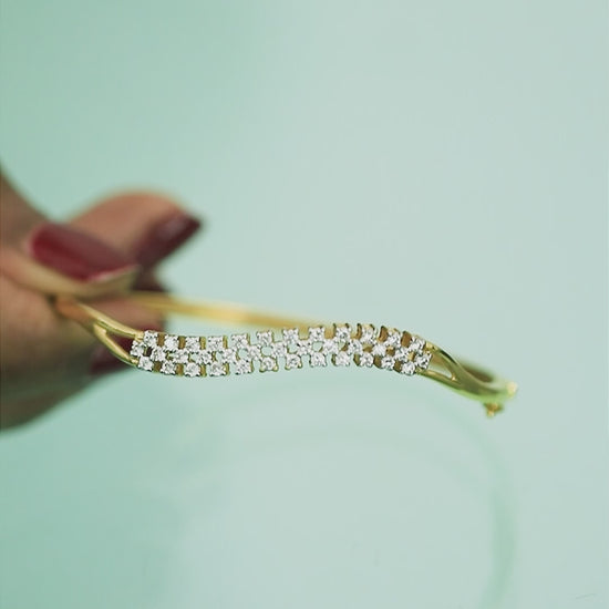 0.88ct Natural Diamond Bangle